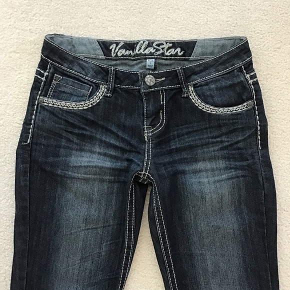 VANILLA STAR SIZE 5 BLUE JEANS boot cut - Picture 4 of 8